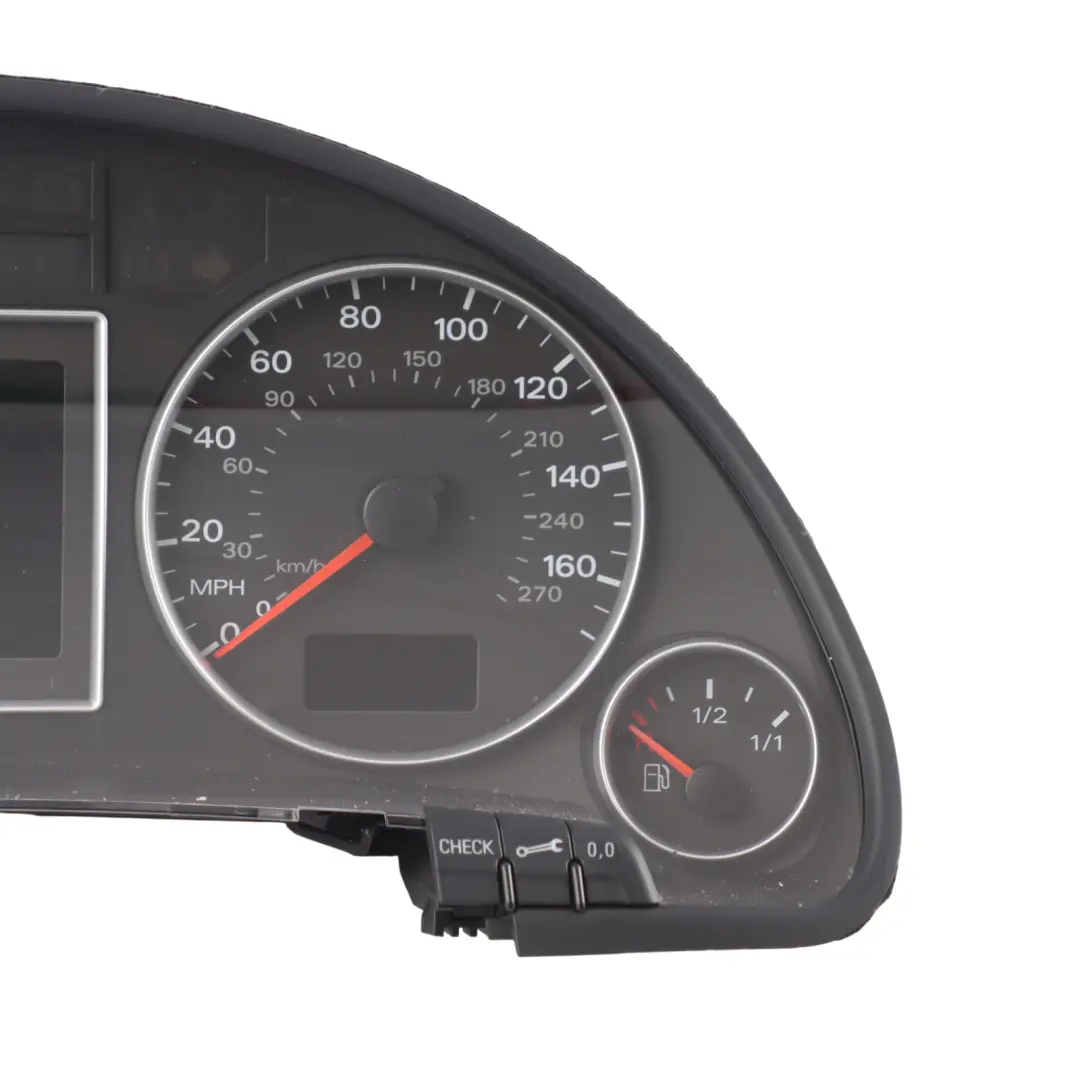 Instrument Cluster Clocks Speedometer Manual to Audi A4 B7 Petrol with Part number 8E0920951M Audi A4 B7 Petrol Instrument Cluster Clocks Speedometer Manual - SKU RHD-8E0920951M - Part number 8E0920951M