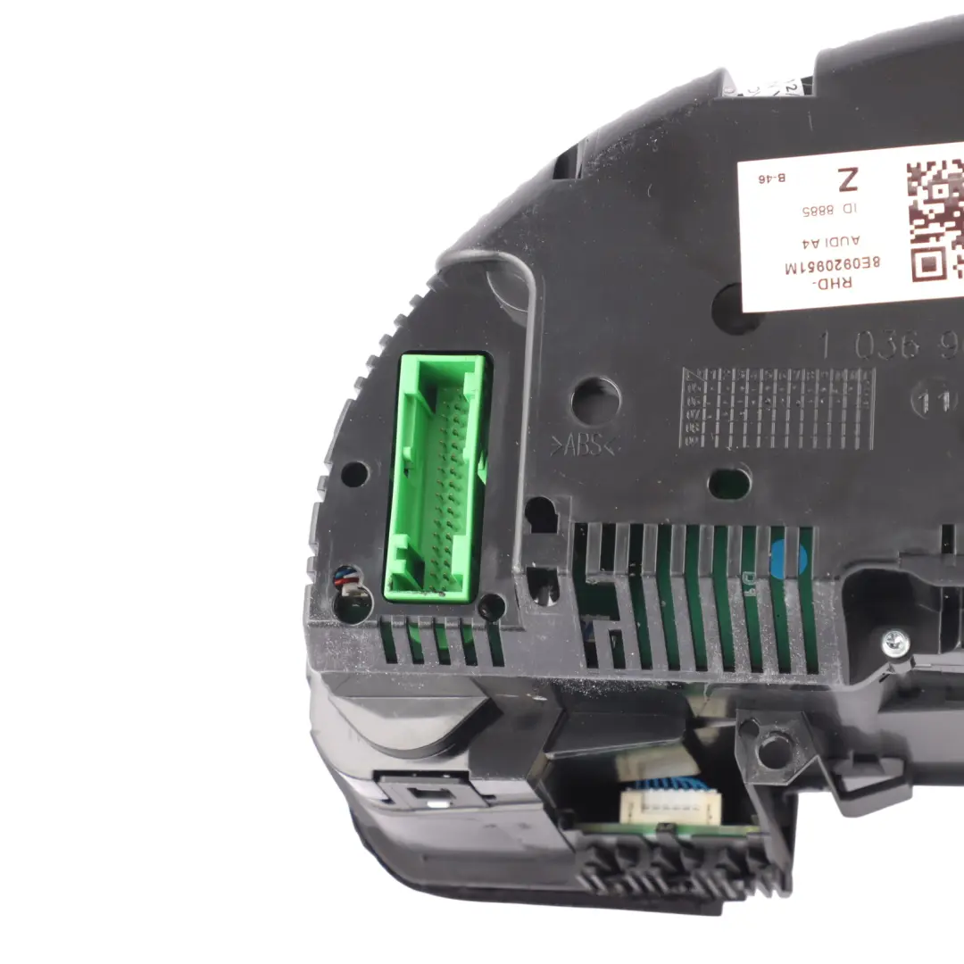 Audi A4 B7 Petrol Instrument Cluster Clocks Speedometer Manual - SKU RHD-8E0920951M - Part number 8E0920951M