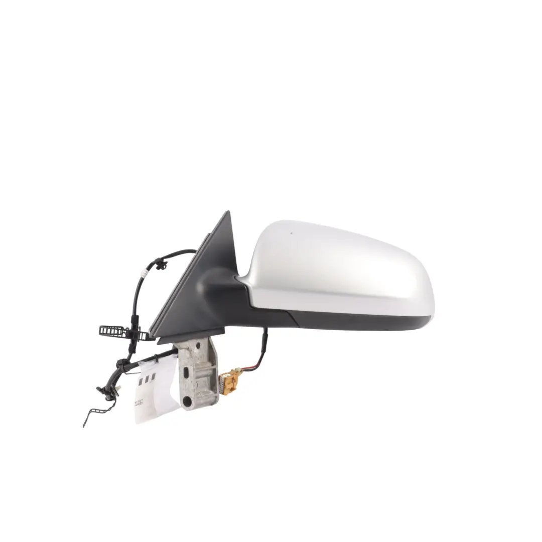 Audi A4 B7 Door Wing Mirror Outside Left N/S Light Silver Metallic - Y7W - SKU RHD-8H2858531E-LS - Part number 8H2858531E