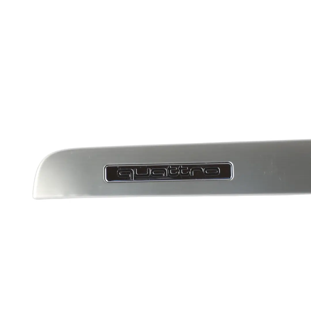 Audi TT 8J Glove Box Trim Strip Cover Brushed Aluminium - SKU RHD-8J2857185C - Part number 8J2857185C