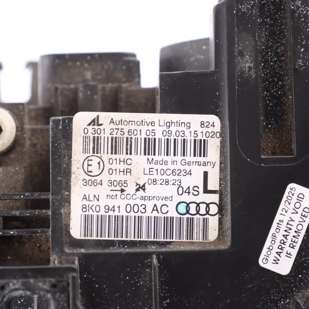 Front Lamp Headlight Halogen Left N/S Passenger Side to Audi A4 B8 with Part number 8K0941003AC Audi A4 B8 Front Lamp Headlight Halogen Left N/S Passenger Side - SKU RHD-8K0941003AC - Part number 8K0941003AC