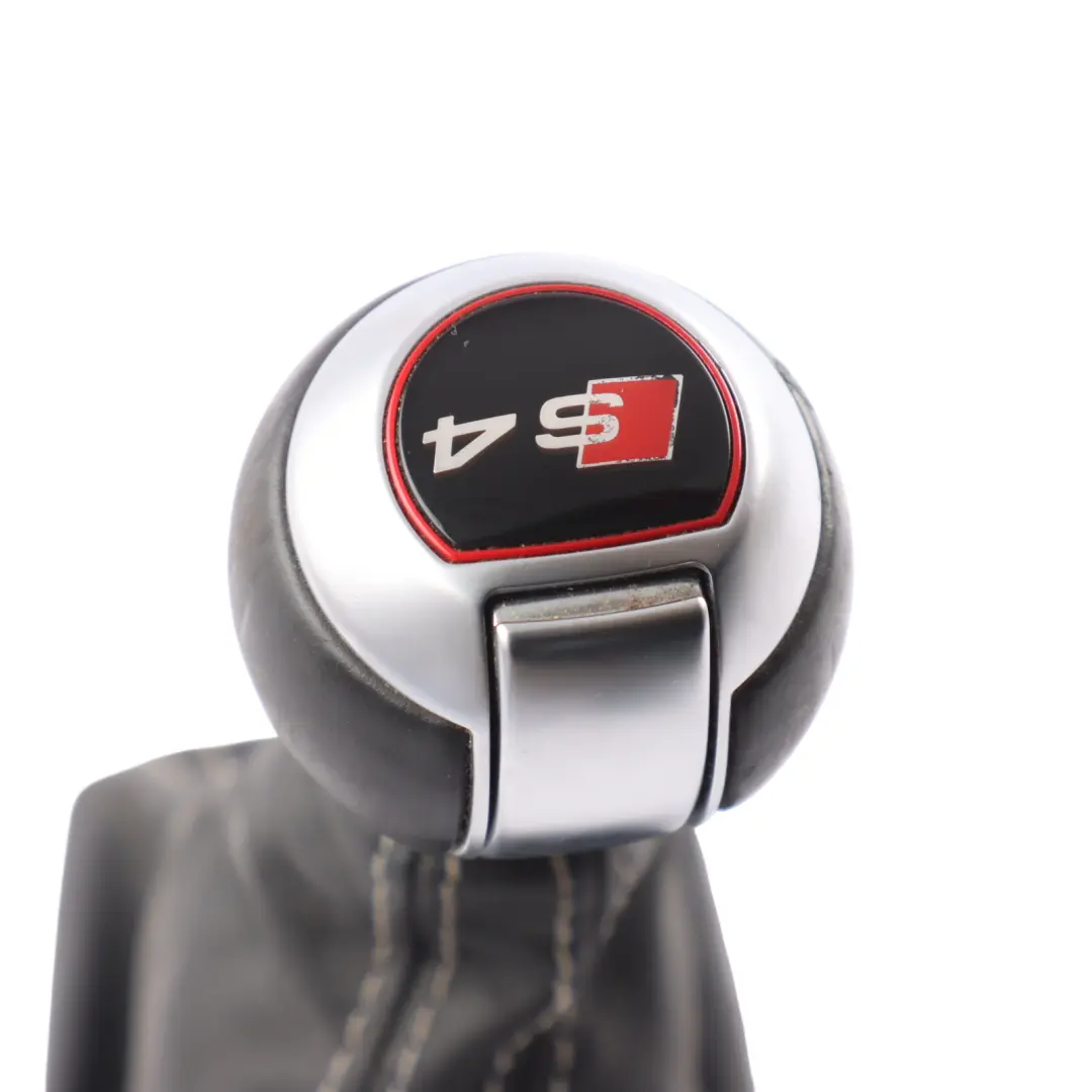 Audi S4 B8 Automatic Gearbox Selector Lever Gear Knob Leather - SKU RHD-8K2713139T - Part number 8K2713139T