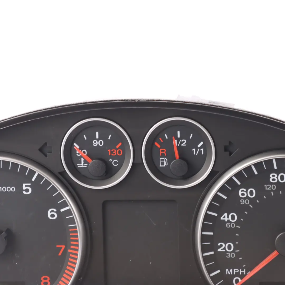 Audi A3 8P Instrument Cluster Speedometer Speedo Clock Petrol Manual - SKU RHD-8P0920951HX - Part number 8P0920951HX