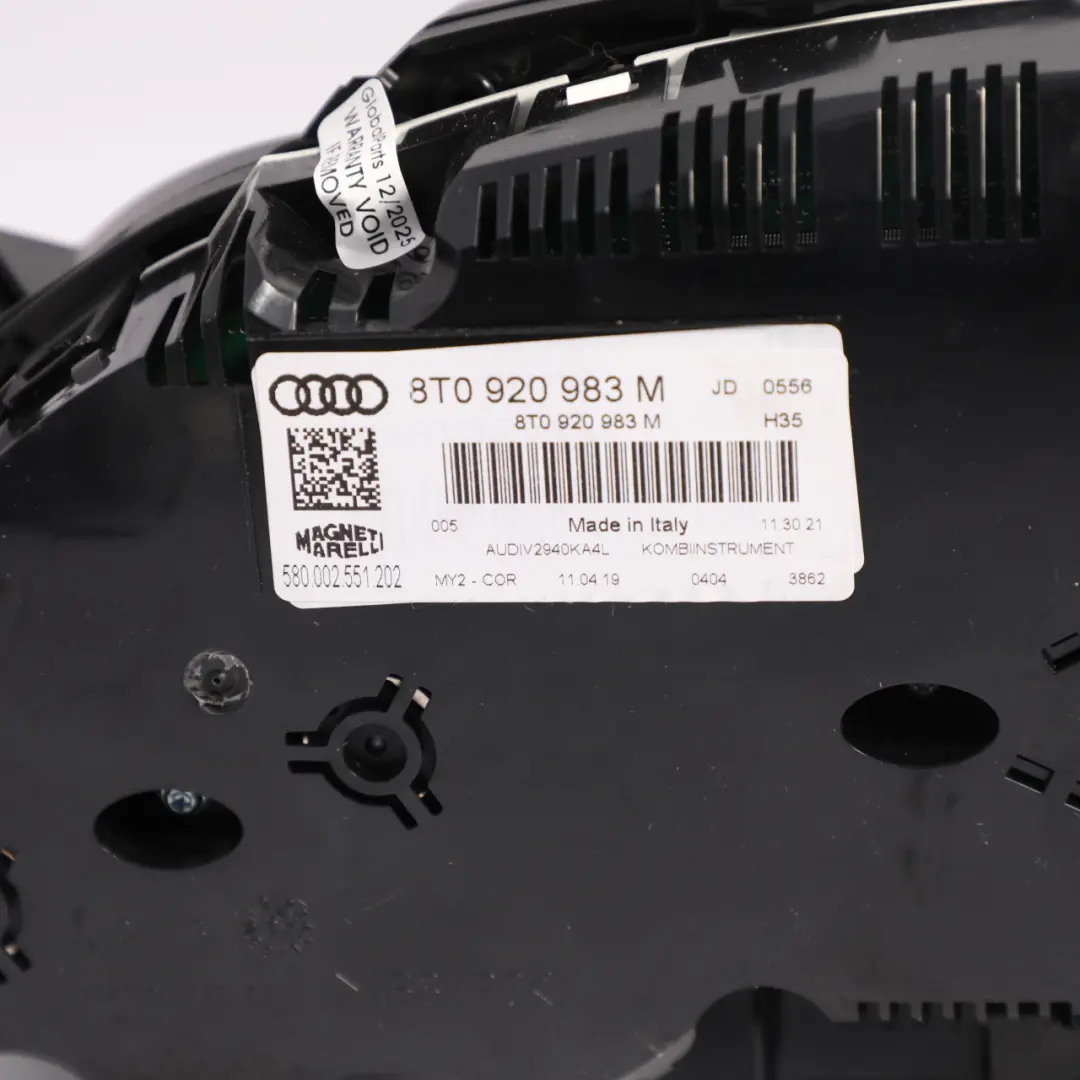 Audi A5 8T Instrument Cluster Speedometer Clocks Diesel Automatic - SKU RHD-8T0920983M-1 - Part number 8T0920983M