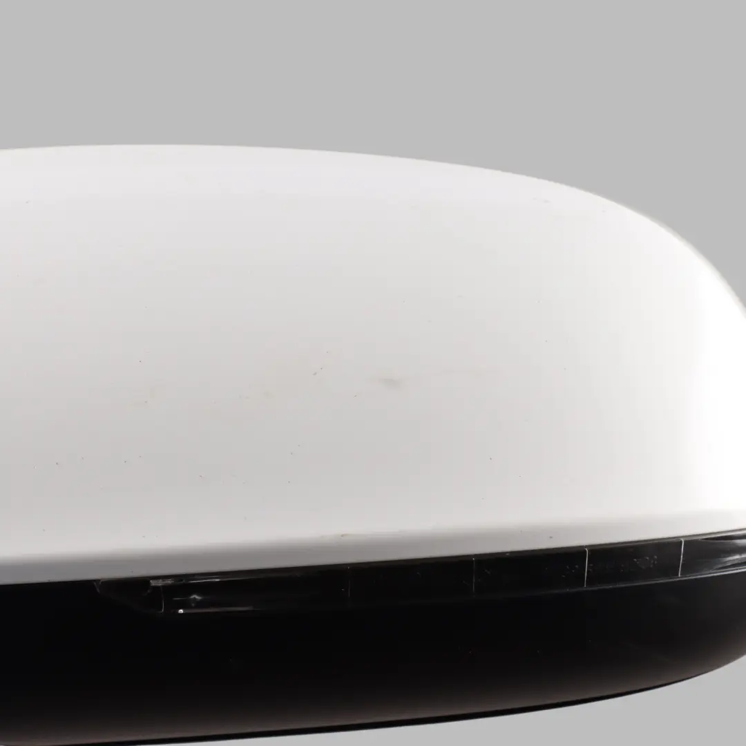 Audi A5 8T Wing Mirror Electric Left N/S Ibis White - Y9C - SKU RHD-8T2857409AH-IWH - Part number 8T2857409AH