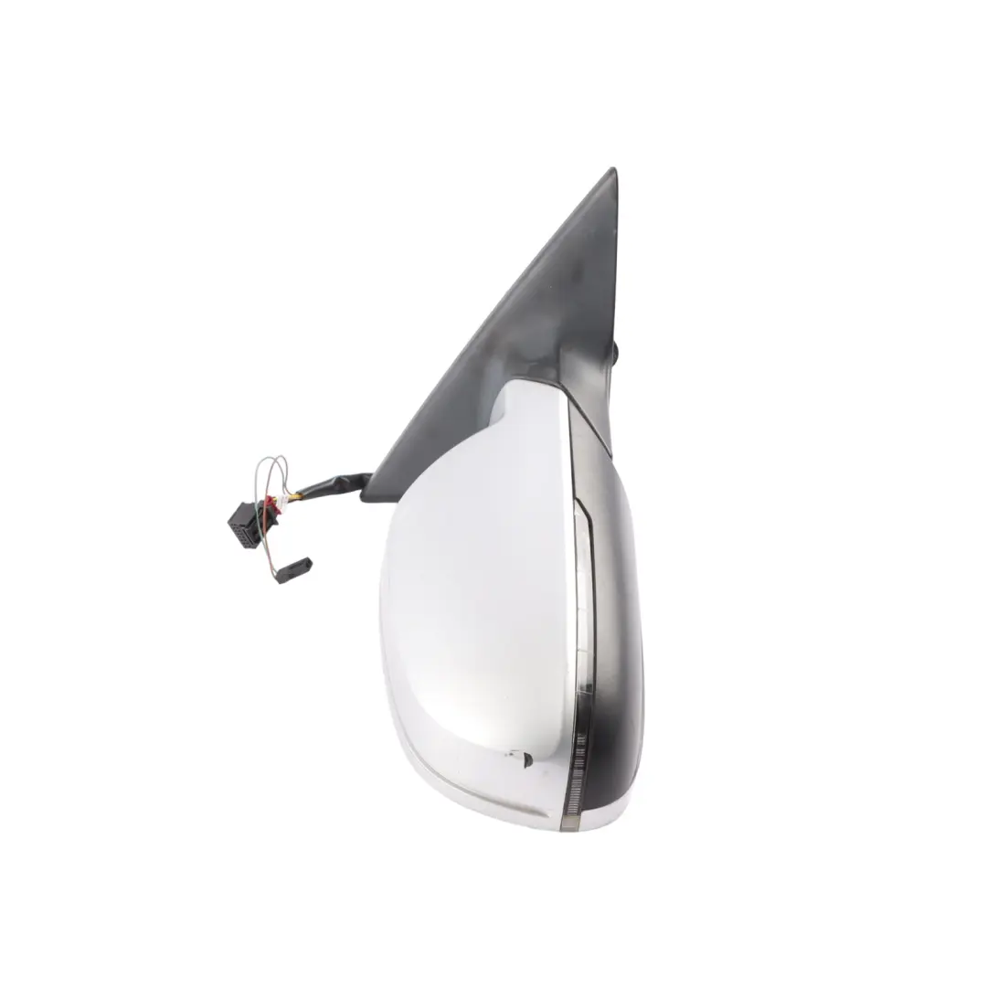 Audi A5 8T Front Wing Mirror Door Right O/S Ice Silver - X7W - SKU RHD-8T2857410AF-ICS - Part number 8T2857410AF
