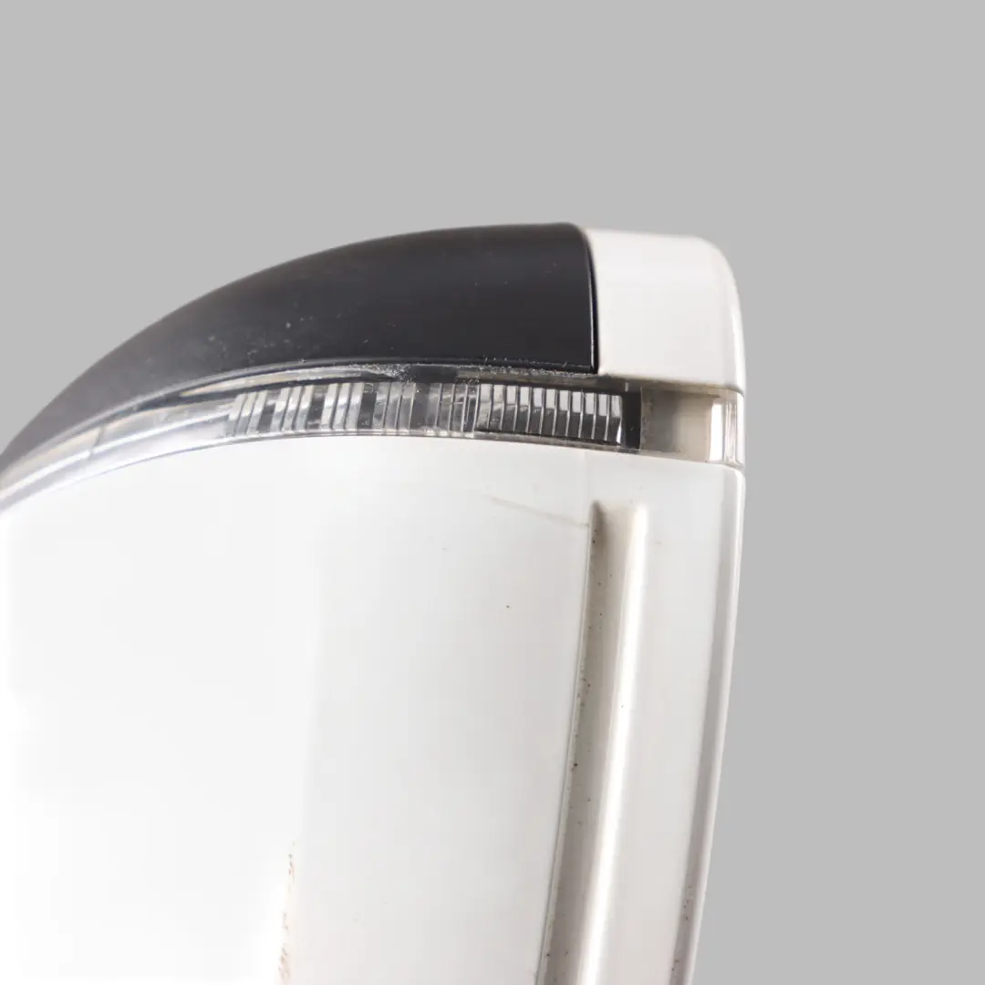 Audi A5 8T Door Right O/S Mirror Wing Electric Ibis White - Y9C - SKU RHD-8T2857410AH-IWH - Part number 8T2857410AH