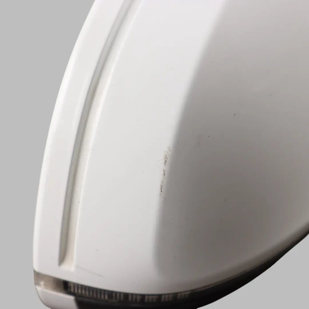 Audi A5 8T Door Right O/S Mirror Wing Electric Ibis White - Y9C - SKU RHD-8T2857410AH-IWH - Part number 8T2857410AH