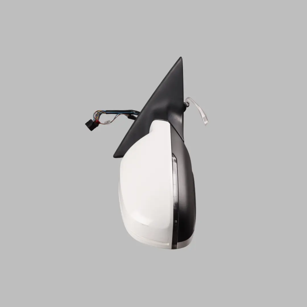 Door Right O/S Mirror Wing Electric Ibis White - Y9C to Audi A5 8T with Part number 8T2857410AH Audi A5 8T Door Right O/S Mirror Wing Electric Ibis White - Y9C - SKU RHD-8T2857410AH-IWH - Part number 8T2857410AH
