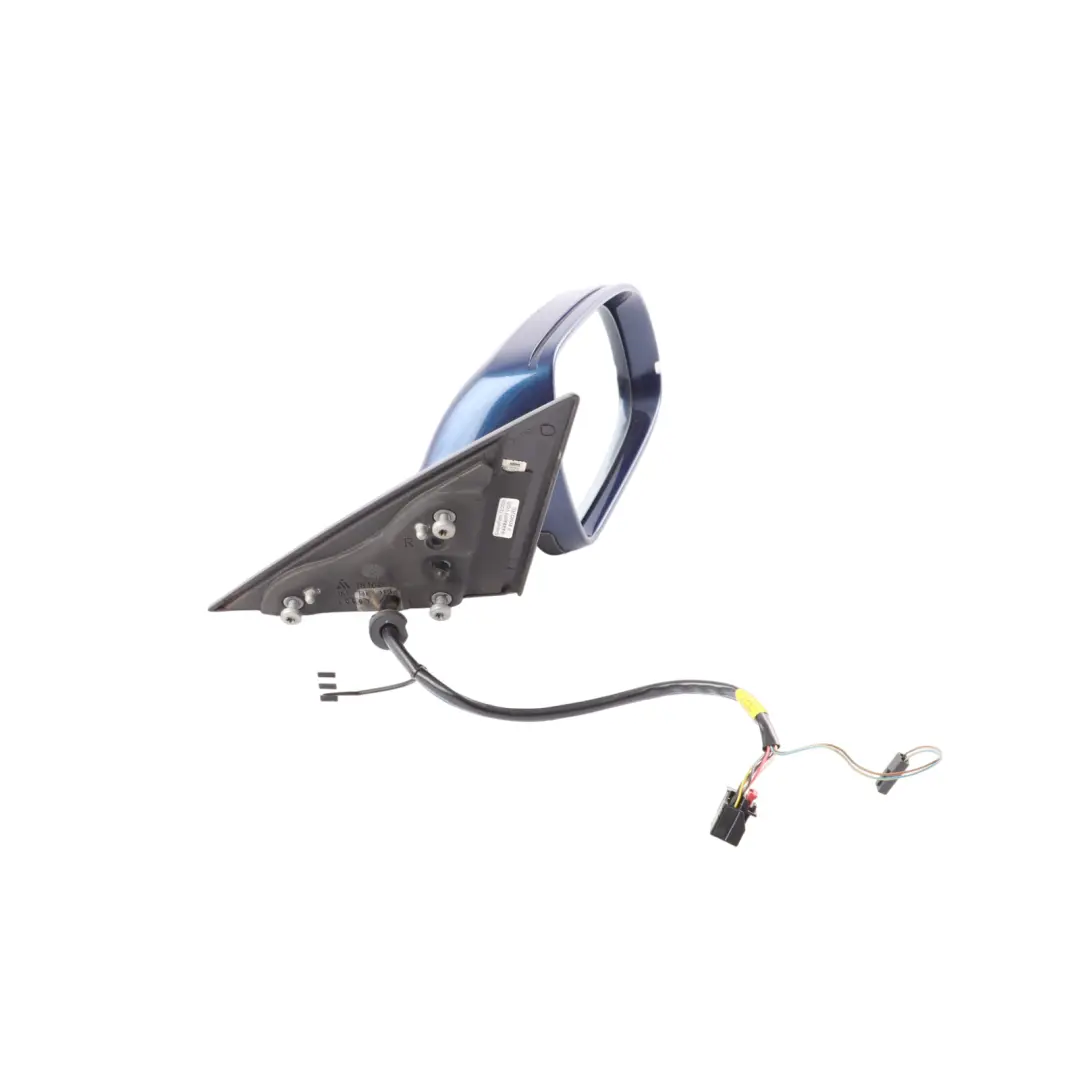 Audi A5 8T Door Wing Mirror Electric Right O/S Scuba Blue - X5Q - SKU RHD-8T8857410J-SCB - Part number 8T8857410J