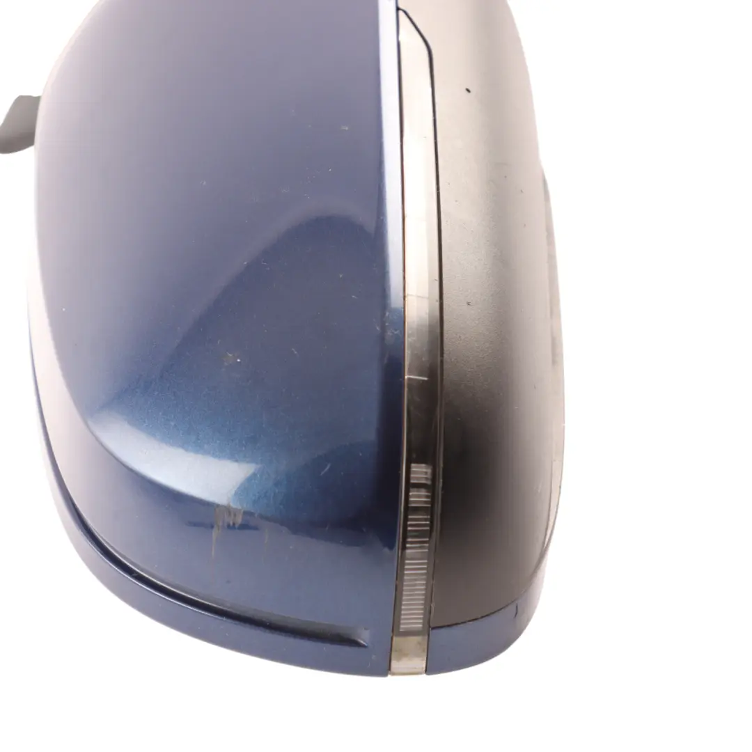 Audi A5 8T Door Wing Mirror Electric Right O/S Scuba Blue - X5Q - SKU RHD-8T8857410J-SCB - Part number 8T8857410J