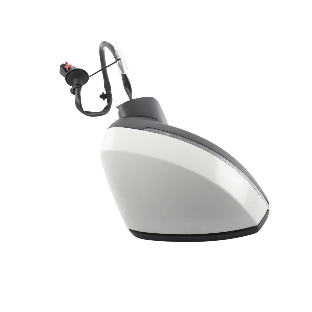 Audi A3 8V Wing Mirror Electric Door Right O/S Outside Glacier White Pearl S9R - SKU RHD-8V2857410F-MGW-1 - Part number 8V2857410F