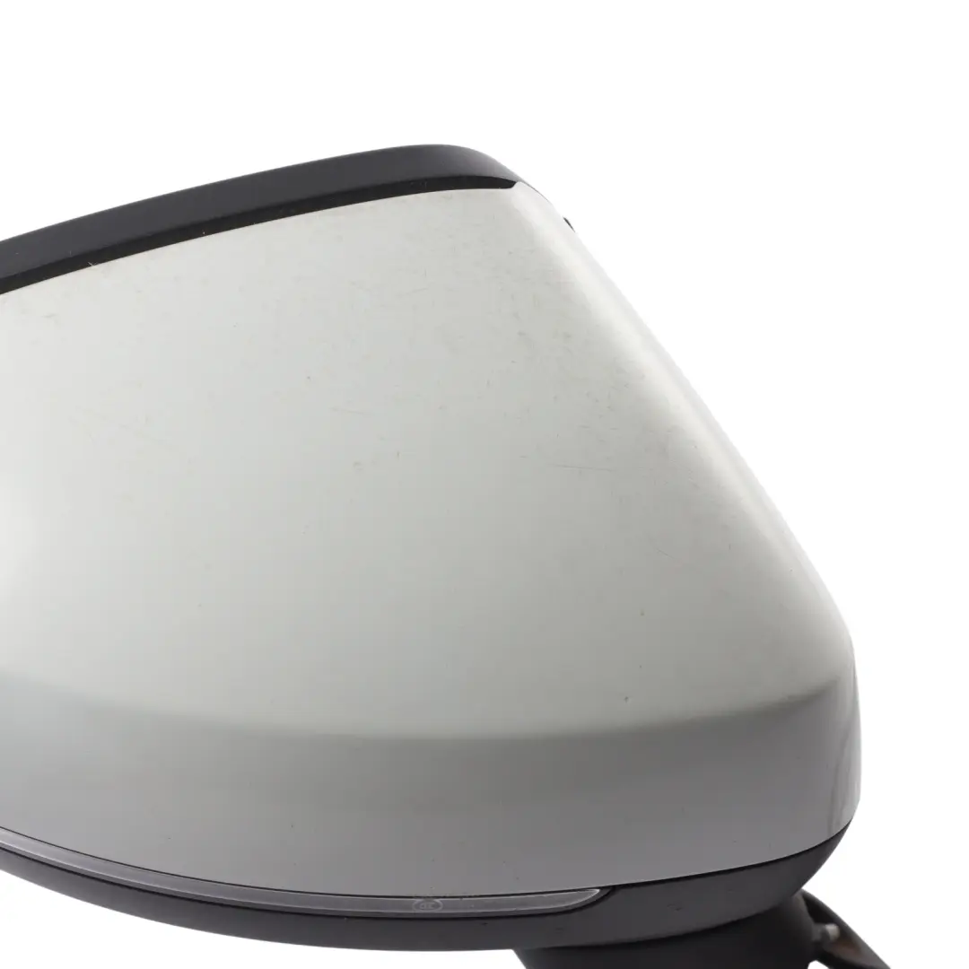 Audi A3 8V Wing Mirror Electric Door Right O/S Outside Glacier White Pearl S9R - SKU RHD-8V2857410F-MGW-1 - Part number 8V2857410F