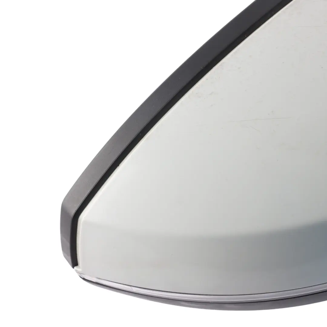 Audi A3 8V Wing Mirror Electric Door Right O/S Outside Glacier White Pearl S9R - SKU RHD-8V2857410F-MGW-1 - Part number 8V2857410F