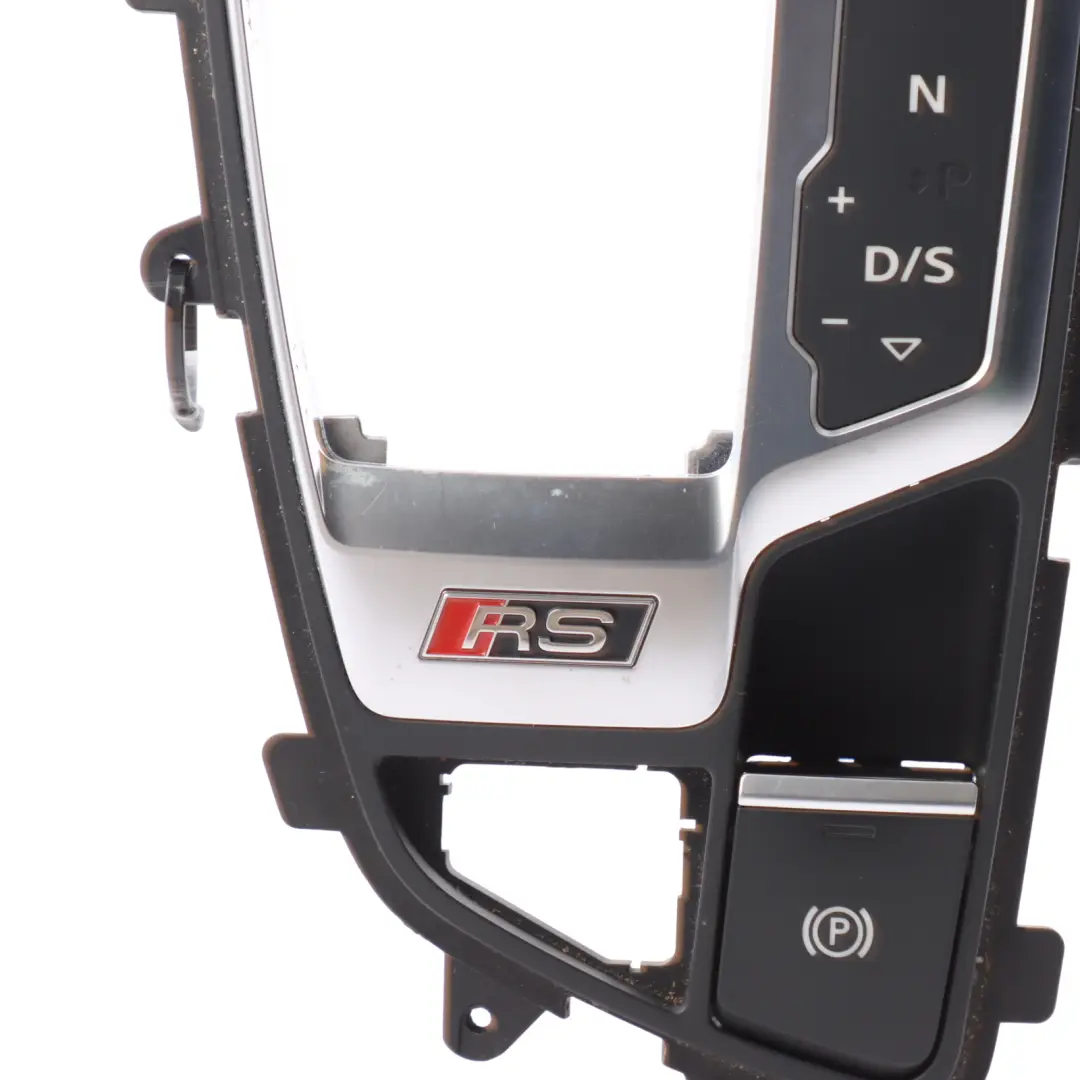 Audi RS4 B9 RS5 F5 Automatic Gear Selector Surround Trim Cover - SKU RHD-8W2713111D - Part number 8W2713111D