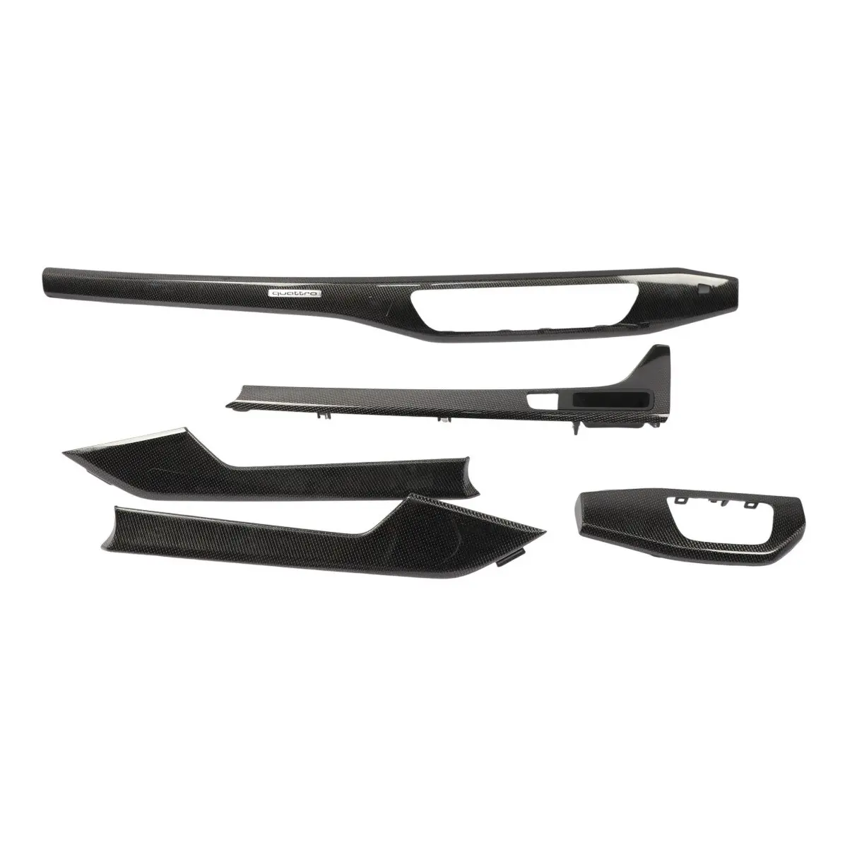 Audi S5 F5 Interior Dashboard Door Decor Trim Strip Cover Carbon SET 8W2853189Q