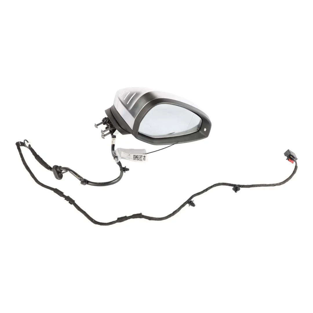 Audi A5 S5 F5 Electric Wing Mirror Base Door Right O/S Side Mirror 8W6857410AJ - SKU RHD-8W6857410AJ-ALU - Part number 8W6857410AJ-ALU