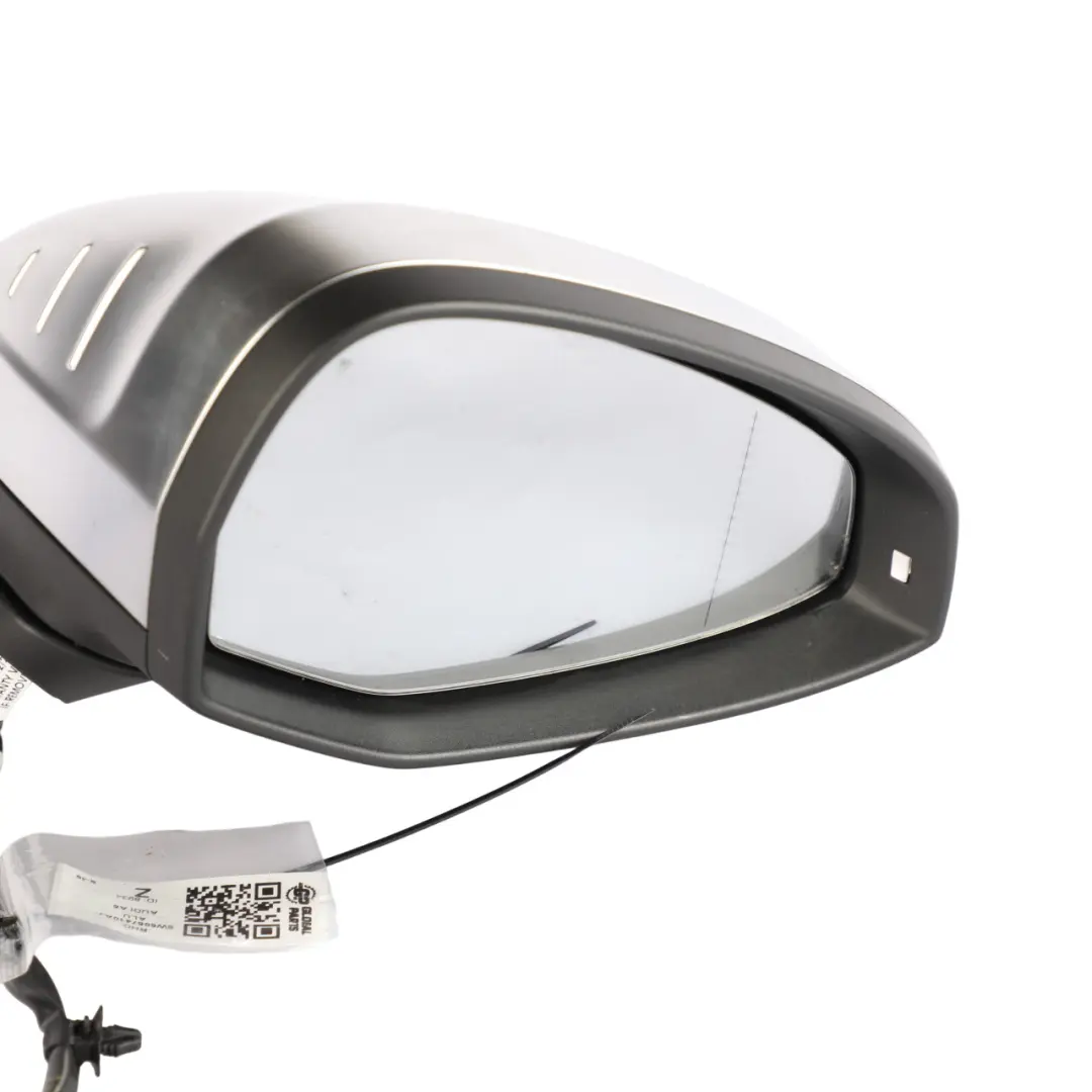 Audi A5 S5 F5 Electric Wing Mirror Base Door Right O/S Side Mirror 8W6857410AJ - SKU RHD-8W6857410AJ-ALU - Part number 8W6857410AJ-ALU