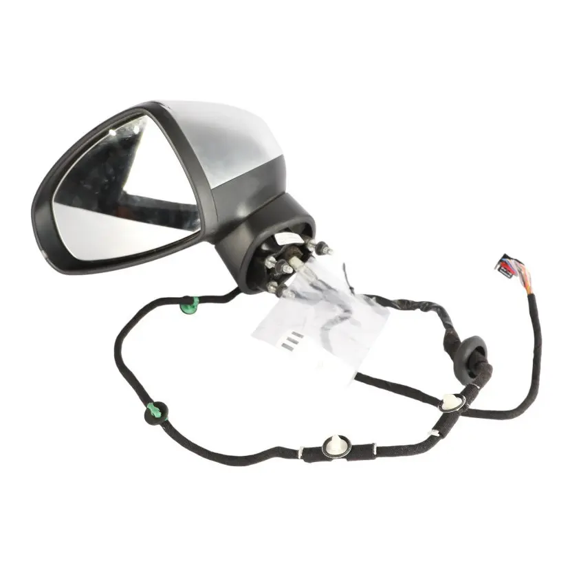 Audi A1 8X Electrical Mirror Wing Heated Left N/S Aluminium 8X2857409T - SKU RHD-8X2857409T-ALU - Part number 8X2857409T-ALU