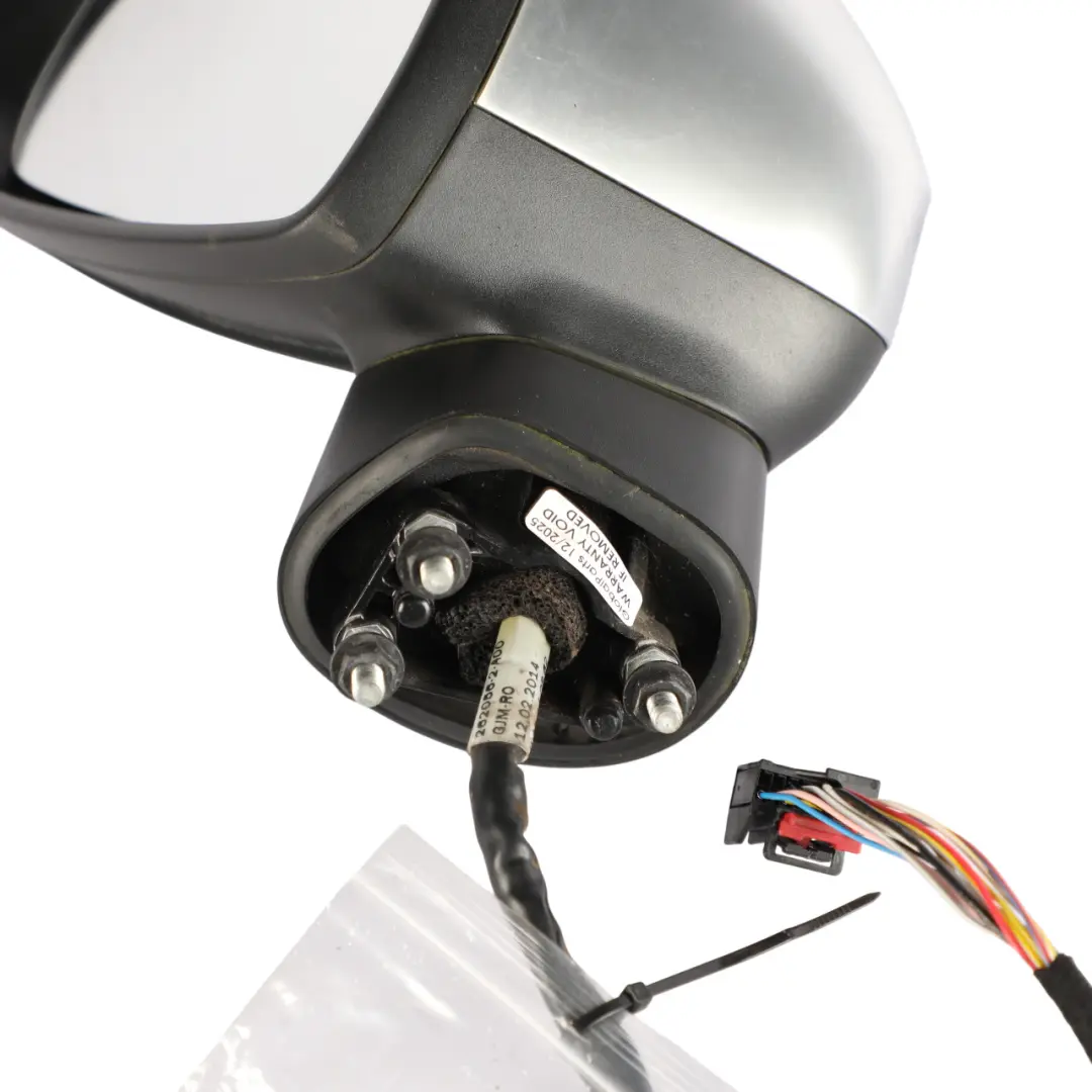 Audi A1 8X Electrical Mirror Wing Heated Left N/S Aluminium 8X2857409T - SKU RHD-8X2857409T-ALU - Part number 8X2857409T-ALU