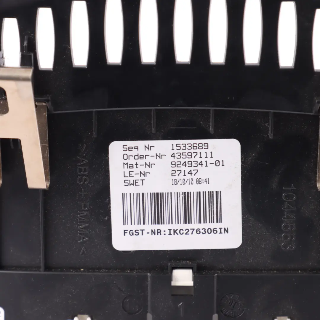 Speedo Clocks Unit Instrument Cluster Automatic 9249341 to BMW F10 Petrol with Part number 9358977 BMW F10 Petrol Speedo Clocks Unit Instrument Cluster Automatic 9249341 - SKU RHD-9249341-1 - Part number 9358977