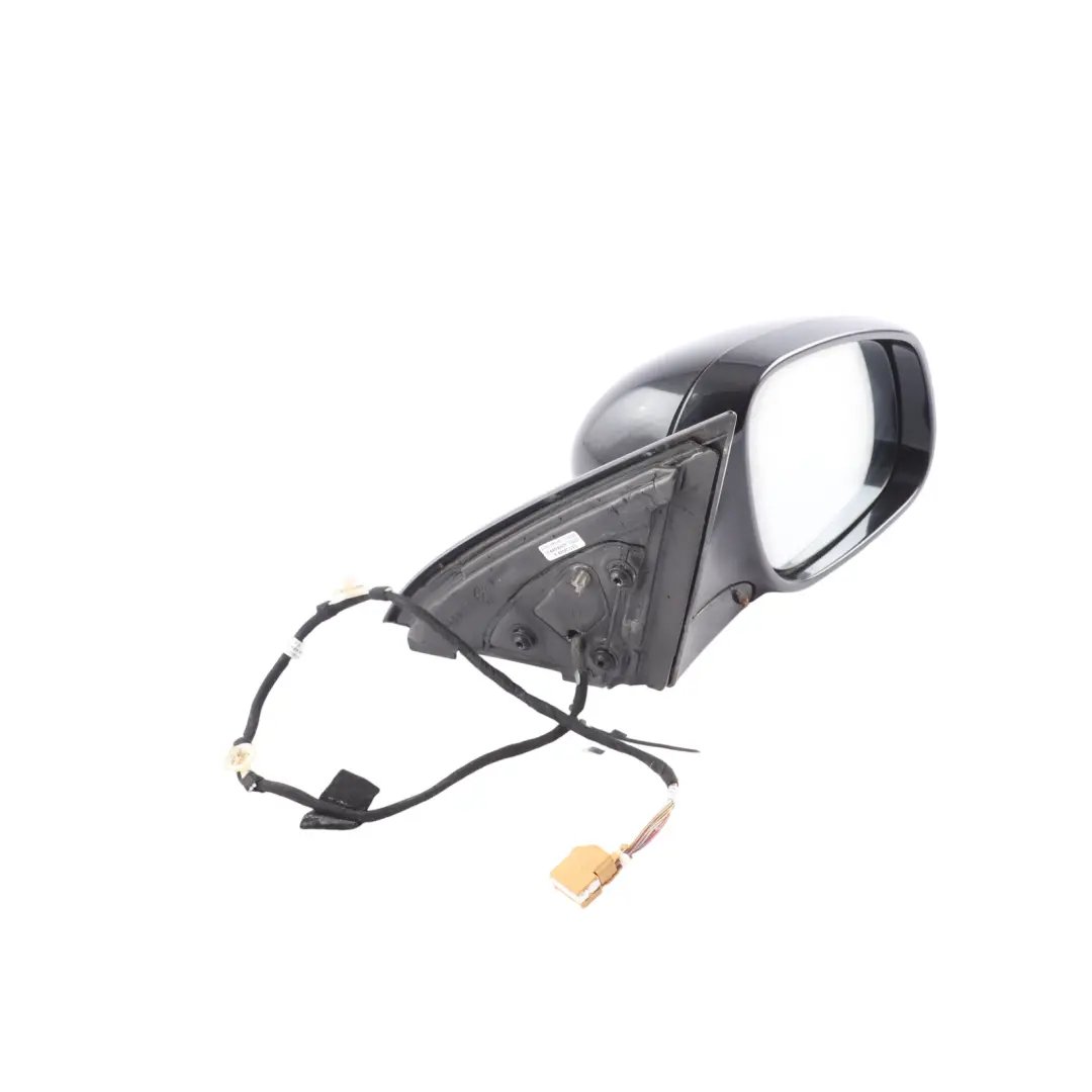 Porsche Cayenne 955 9PA Electric Mirror Wing Right O/S Door Basalt Black -C9Z - SKU RHD-95573123600-BAB - Part number 95573123600