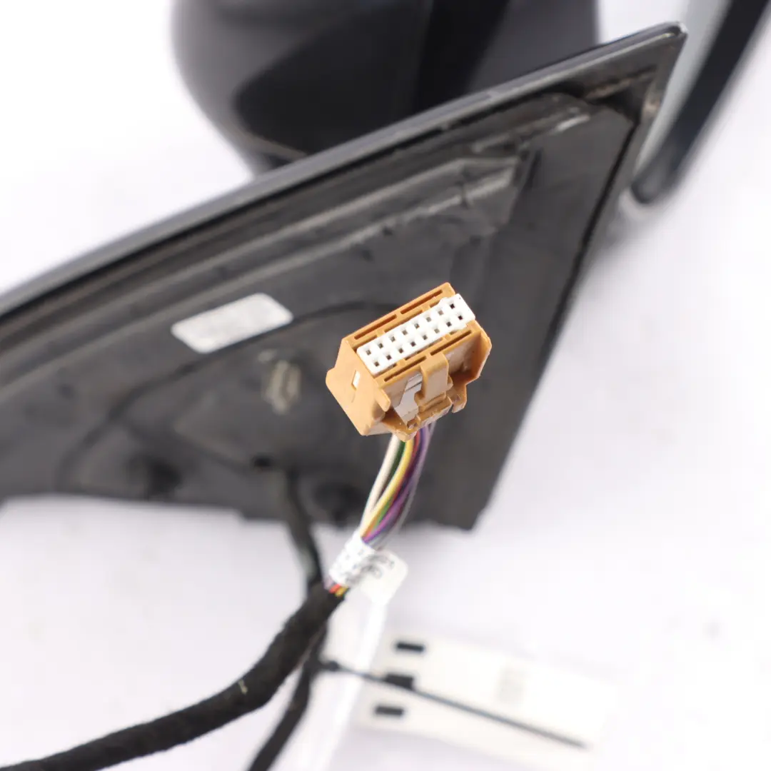 Porsche Cayenne 955 9PA Electric Mirror Wing Right O/S Door Basalt Black -C9Z - SKU RHD-95573123600-BAB - Part number 95573123600