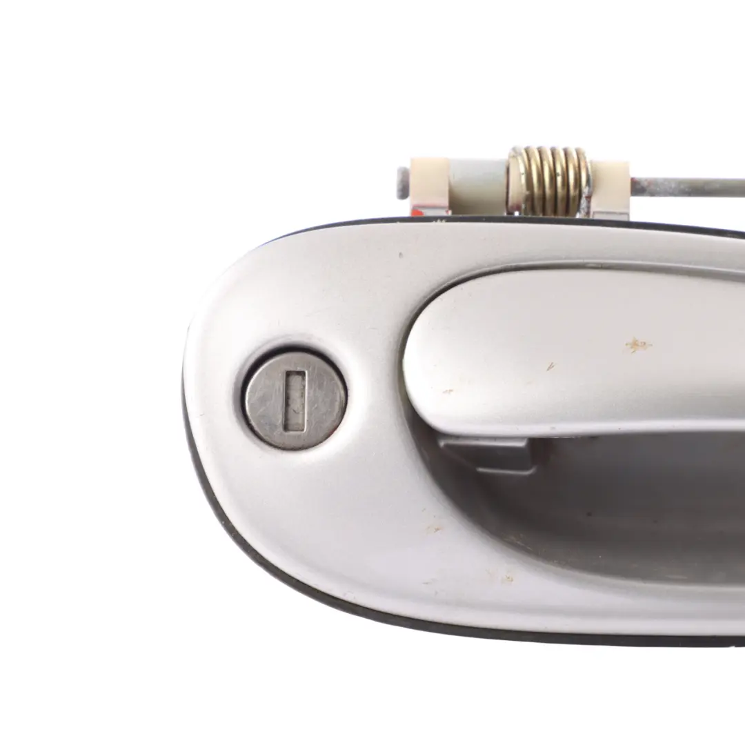 Porsche Boxster 986 Exterior Door Handle Right O/S Arctic Silver-92T - SKU RHD-99653706403-ARS - Part number 99653706403