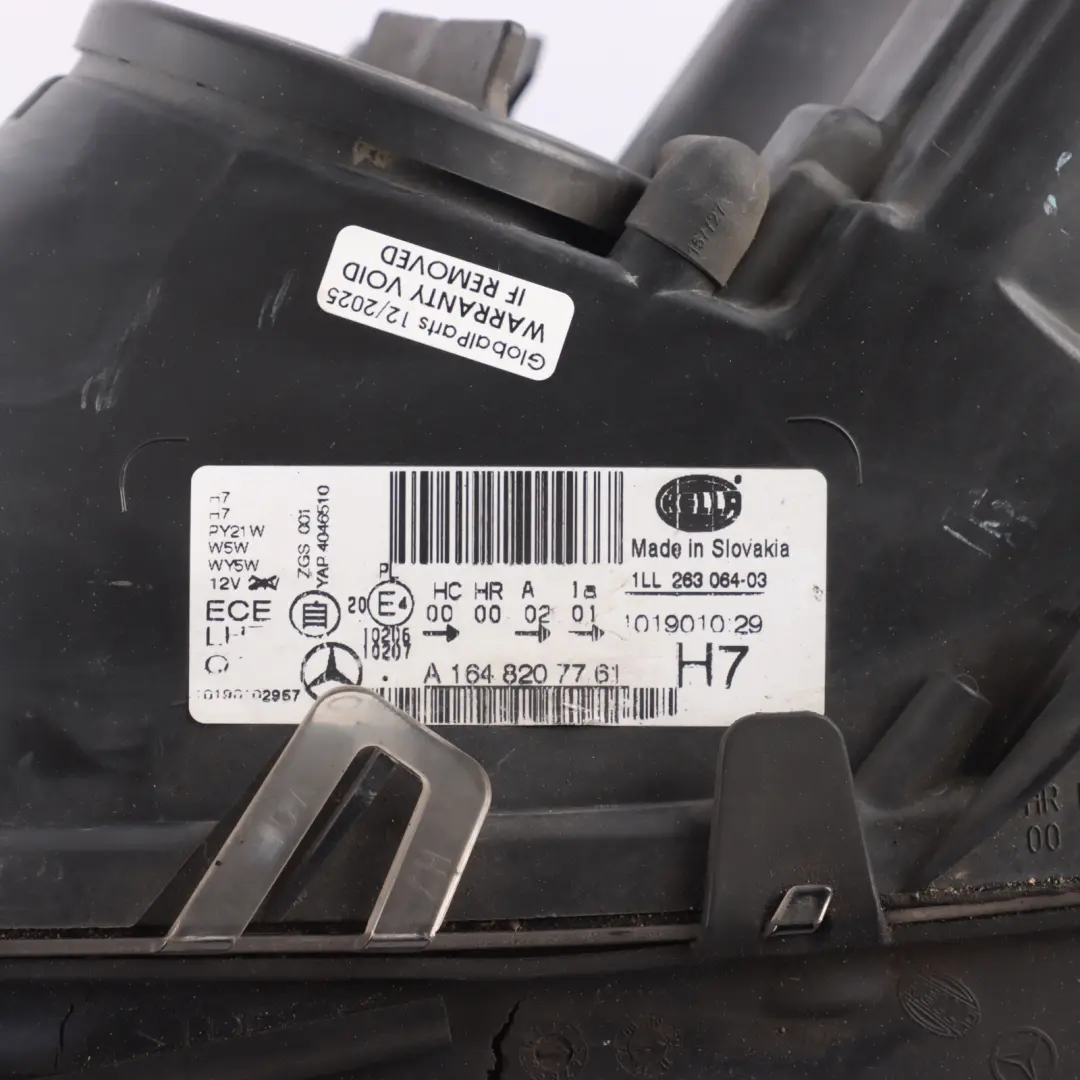 Mercedes ML W164 Headlight Headlamp Lamp Light Front Left N/S A1648207761 - SKU RHD-A1648202159 - Part number A1648202159