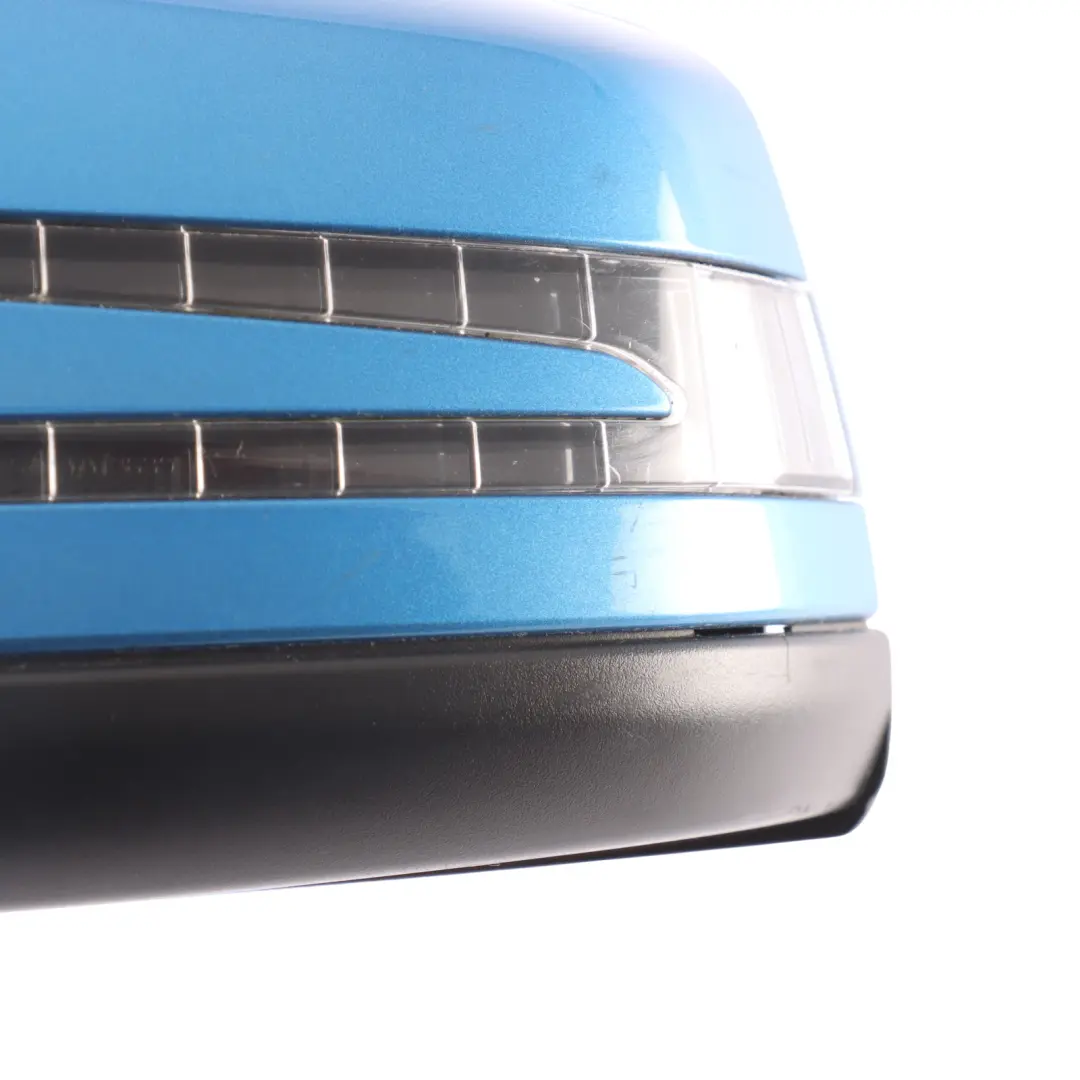 Mercedes W176 Wing Mirror Door Left N/S Outside South Seas Blue Metallic - 162 - SKU RHD-A1768100176-SSB - Part number A1768100176