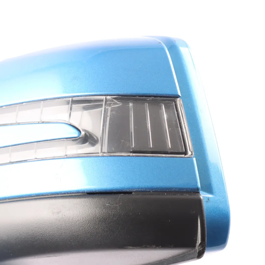 Mercedes W176 Wing Mirror Door Left N/S Outside South Seas Blue Metallic - 162 - SKU RHD-A1768100176-SSB - Part number A1768100176