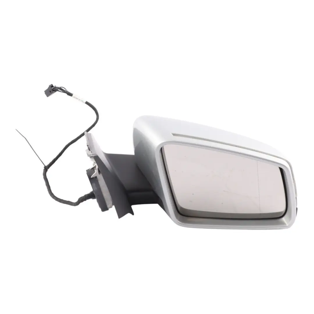 Wing Mirror Outside Power Fold Door Right O/S Polar Silver - 761 to Mercedes W176 with Part number A1768100200 Mercedes W176 Wing Mirror Outside Power Fold Door Right O/S Polar Silver - 761 - SKU RHD-A1768100200-PLS - Part number A1768100200