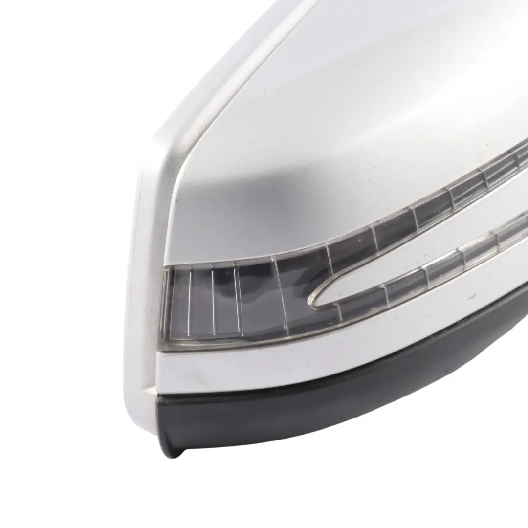 Wing Mirror Outside Power Fold Door Right O/S Polar Silver - 761 to Mercedes W176 with Part number A1768100200 Mercedes W176 Wing Mirror Outside Power Fold Door Right O/S Polar Silver - 761 - SKU RHD-A1768100200-PLS - Part number A1768100200