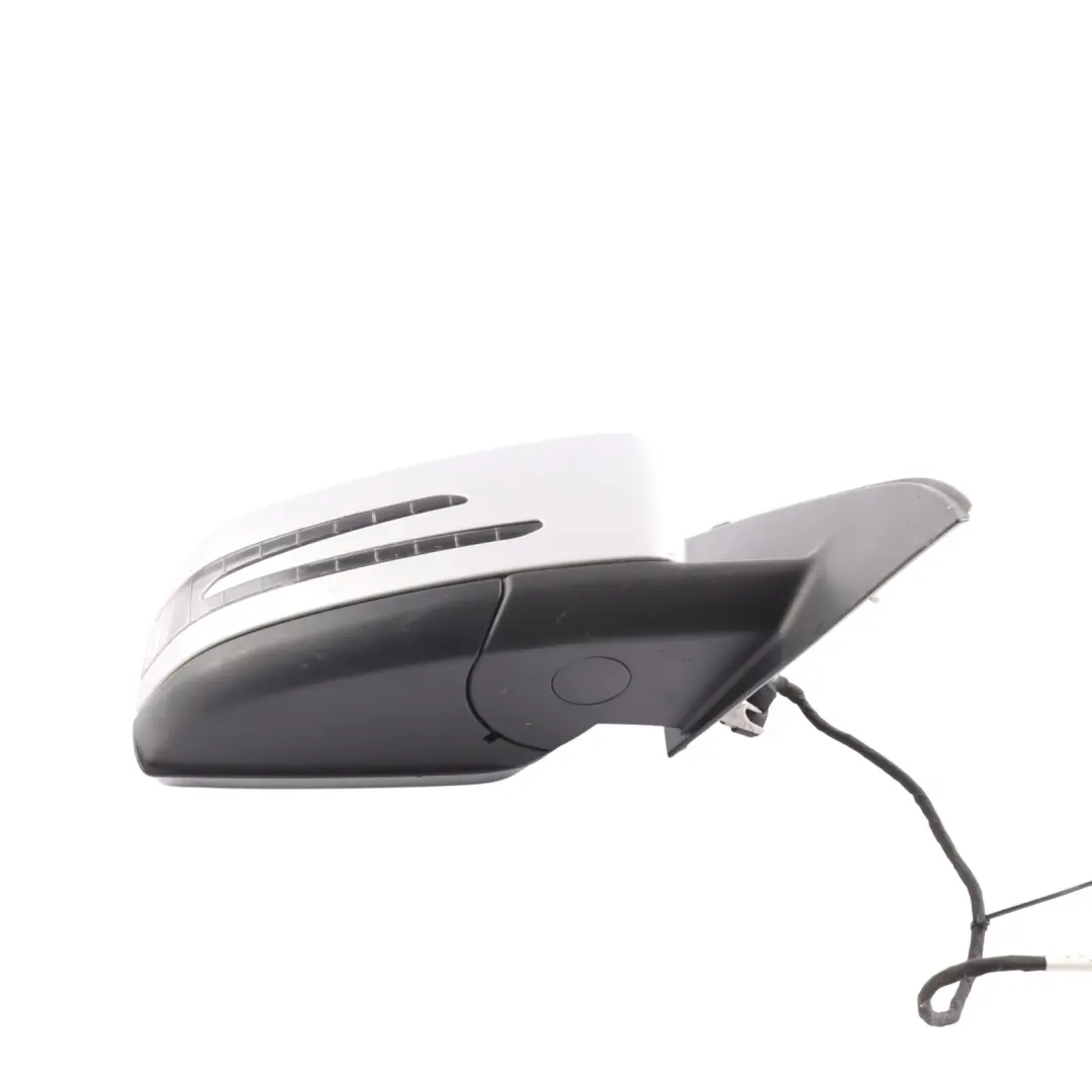 Mercedes W176 Wing Mirror Outside Power Fold Door Right O/S Polar Silver - 761 - SKU RHD-A1768100200-PLS - Part number A1768100200