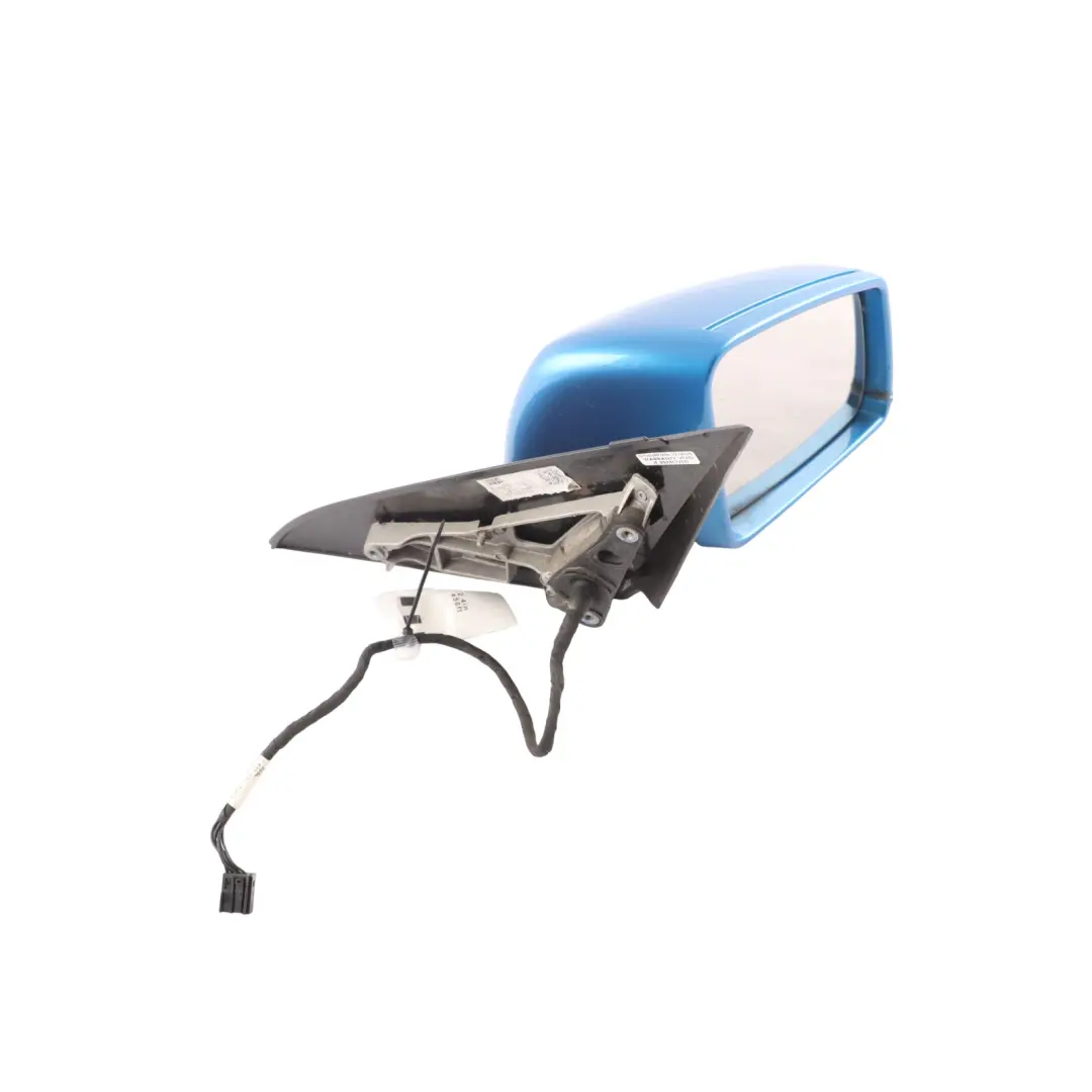 Mercedes W176 Wing Mirror Door Right O/S Outside South Sea Blue Metallic - 162 - SKU RHD-A1768100276-SSB1 - Part number A1768100276