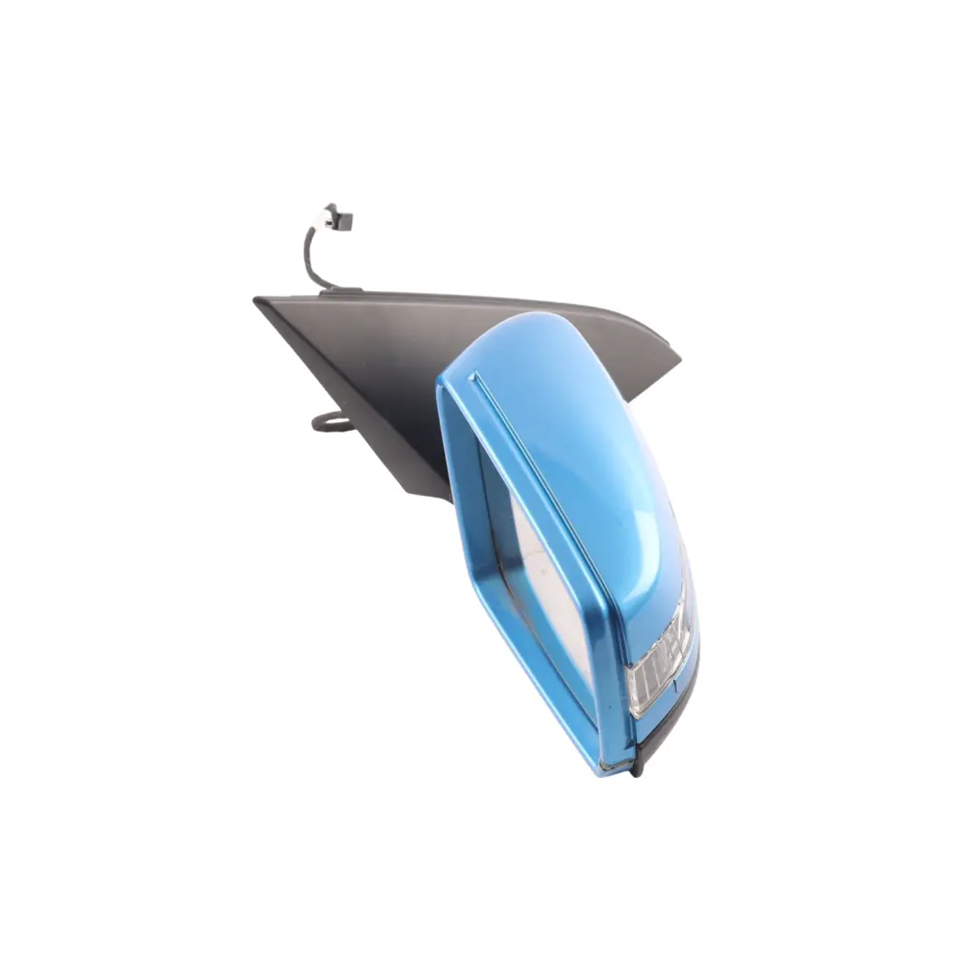 Mercedes W176 Wing Mirror Door Right O/S Outside South Sea Blue Metallic - 162 - SKU RHD-A1768100276-SSB1 - Part number A1768100276