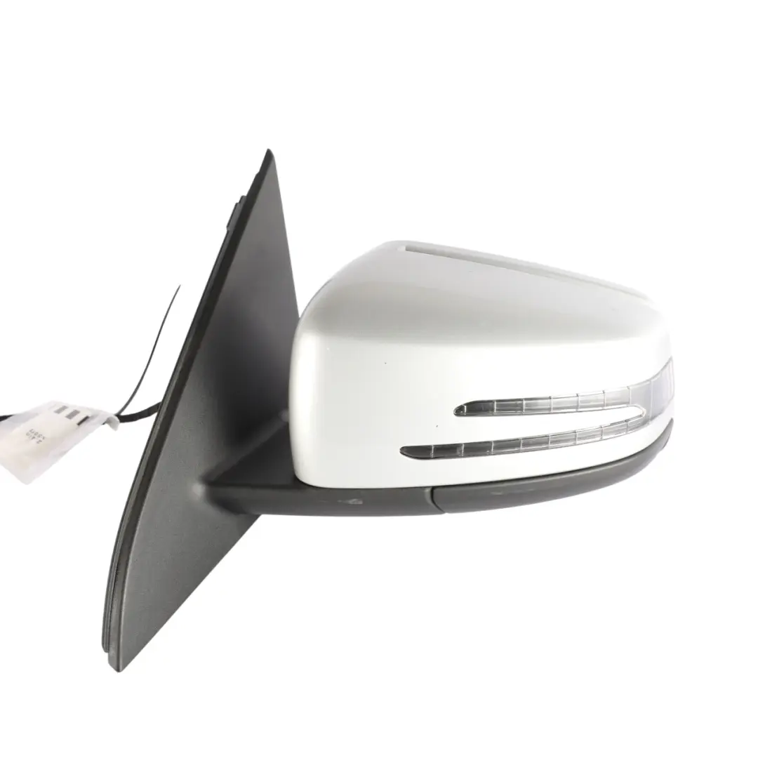 Wing Mirror Outside Power Fold Door Left N/S Polar Silver - 761 to Mercedes W176 with Part number A1768100300 Mercedes W176 Wing Mirror Outside Power Fold Door Left N/S Polar Silver - 761 - SKU RHD-A1768100300-PLS1 - Part number A1768100300