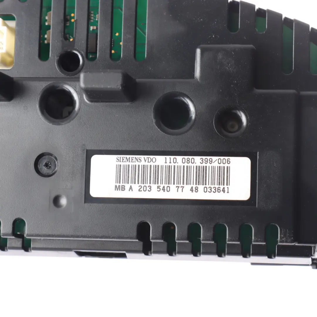 Instrument Cluster Speedo Clocks MPH Automatic to Mercedes CLC CL203 with Part number A2035407748 Mercedes CLC CL203 Instrument Cluster Speedo Clocks MPH Automatic - SKU rhd-A2035407748-1 - Part number A2035407748