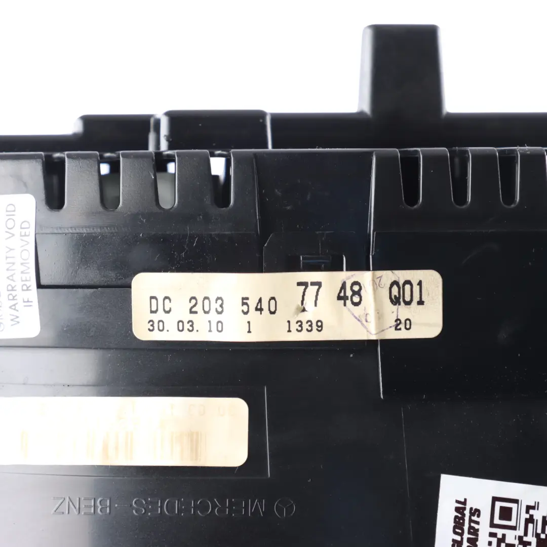 Mercedes CLC CL203 Instrument Cluster Speedo Clocks MPH Automatic - SKU rhd-A2035407748-1 - Part number A2035407748