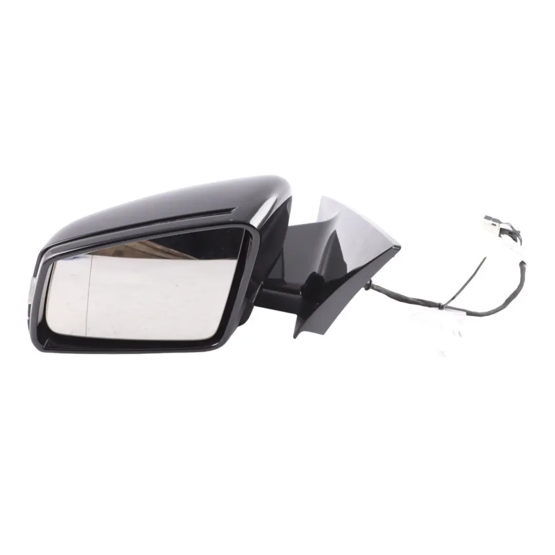 Mercedes W207 Wing Mirror Door Left N/S Power Fold Auto Dip Obsidian Black 197 - SKU RHD-A2078100500-OB - Part number A2078100500