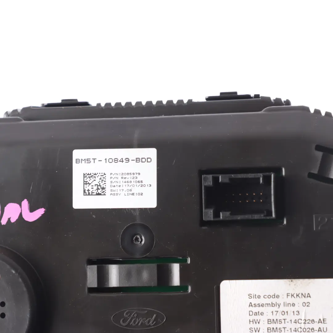 Ford Focus Mk3 Instrument Cluster Speedo Meter Diesel Manual - SKU RHD-BM5T-10849-BDD - Part number BM5T-10849-BDD