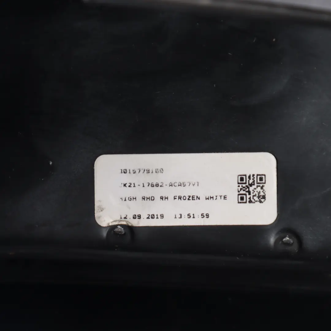 Door Wing Mirror Right O/S Frozen White- Z2 to Ford Transit Custom with Part number JK21-17682-AC Ford Transit Custom Door Wing Mirror Right O/S Frozen White- Z2 - SKU RHD-JK21-17682-AC-FW - Part number JK21-17682-AC