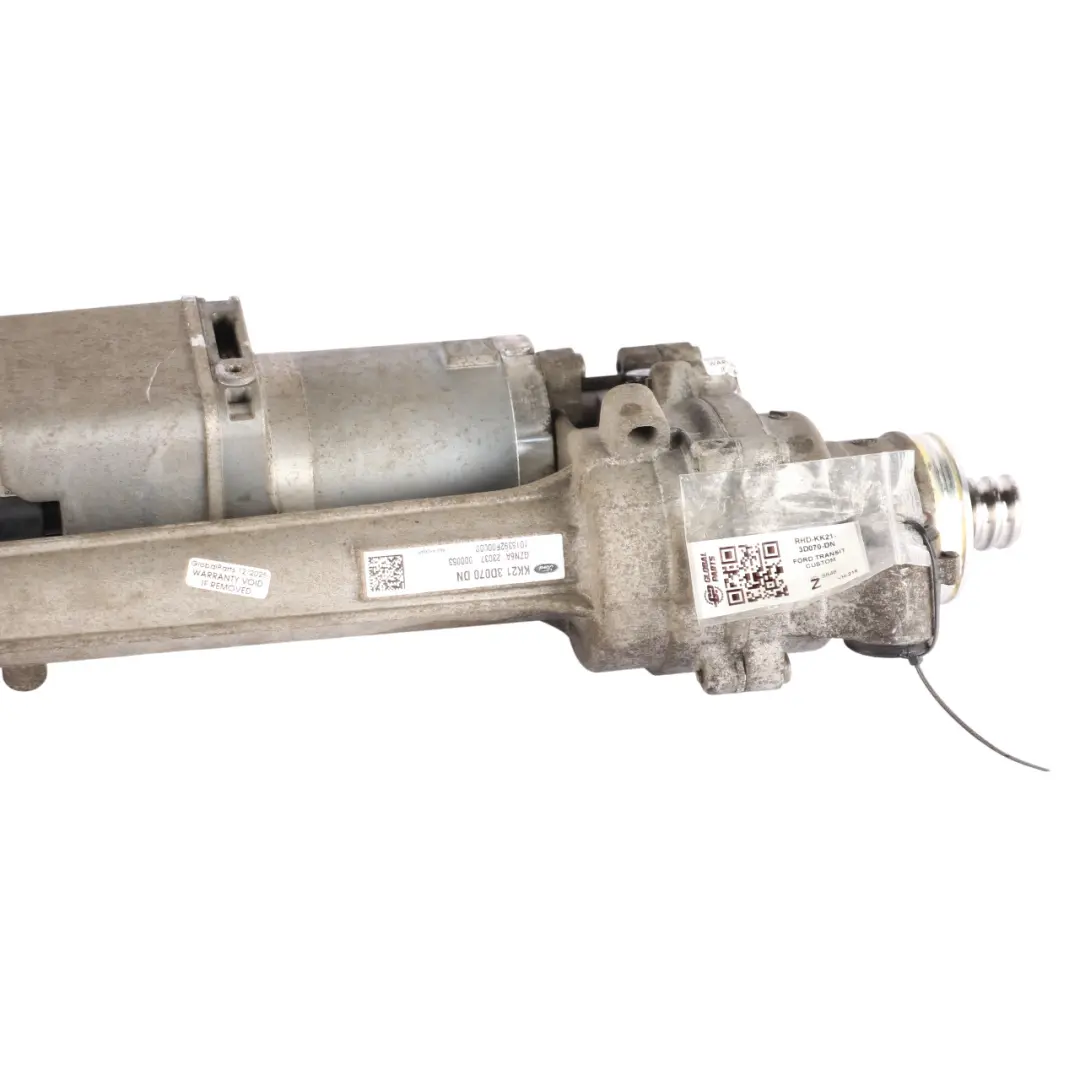 Mk8 Steering Rack Power Steering Gear Pinion to Ford Transit Custom with Part number KK21-3D070-DN Ford Transit Custom Mk8 Steering Rack Power Steering Gear Pinion - SKU RHD-KK21-3D070-DN - Part number KK21-3D070-DN