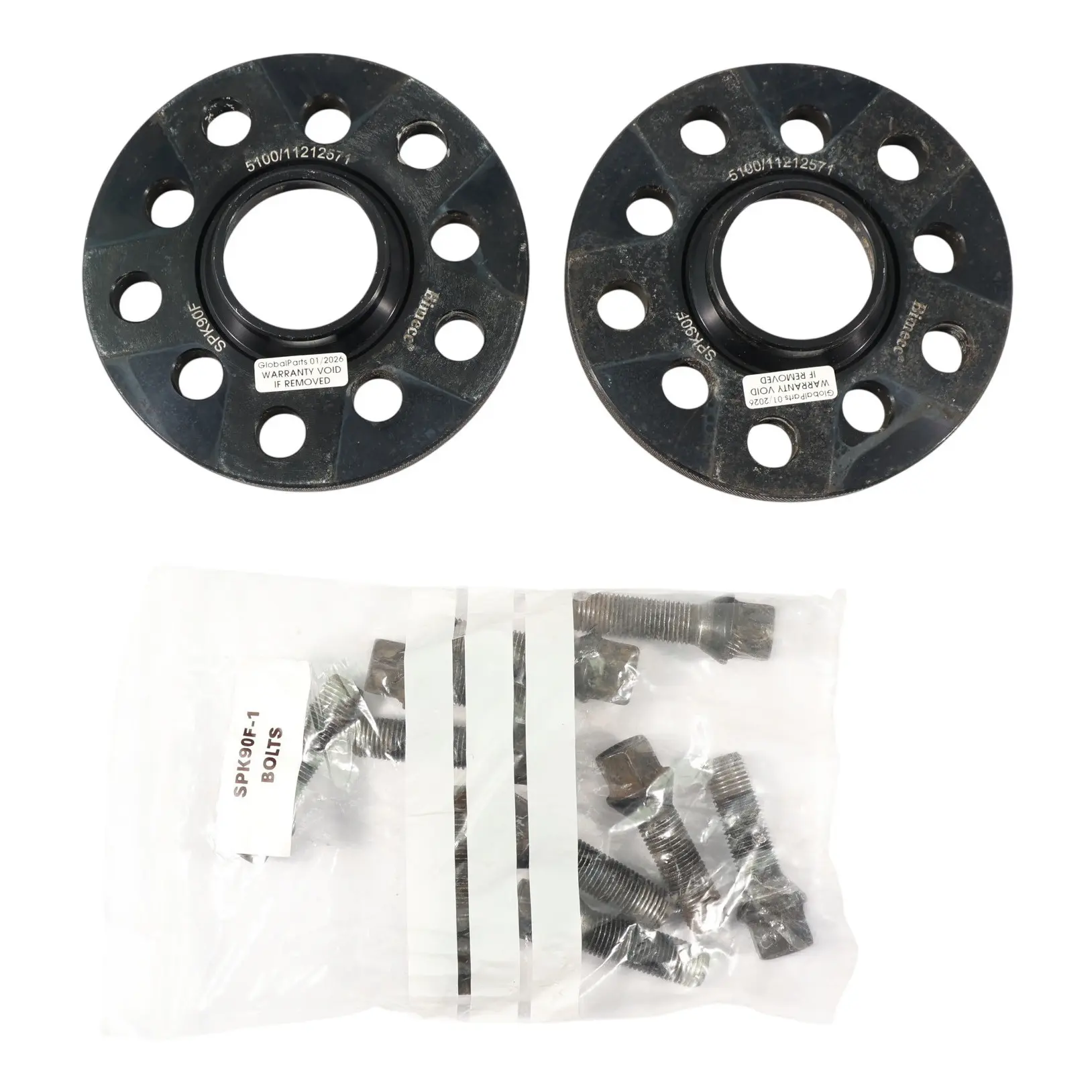 Bimecc Espaciadores De Llantas De Aleación Arandelas VAG 5X100 5X112 57.1mm 12mm