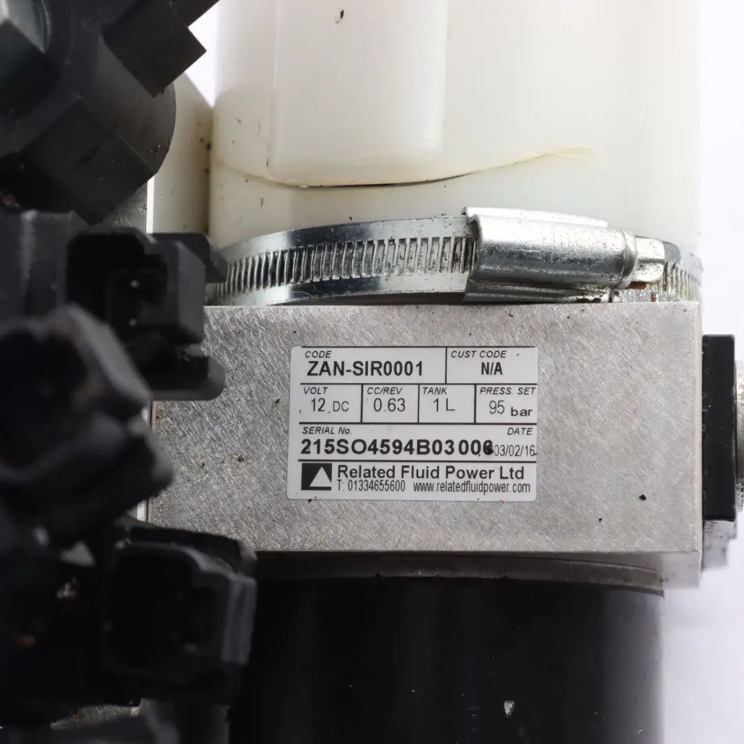 Volkswagen VW Caddy Maxi Wheelchair Ramp Hydraulic Pump Cables Gas Spring Set - SKU ZAN-SIR0001 - Part number ZAN-SIR0001