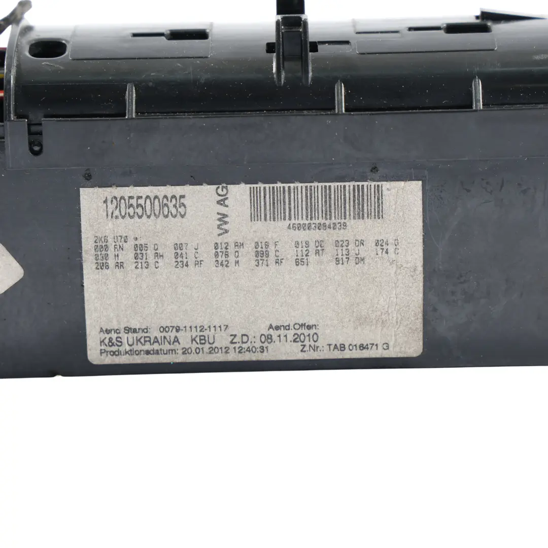 2K Fuse Box Relay Control Unit Mounting to VW Volkswagen Caddy with Part number 000937615A VW Volkswagen Caddy 2K Fuse Box Relay Control Unit Mounting - SKU RHD-000937615A - Part number 000937615A