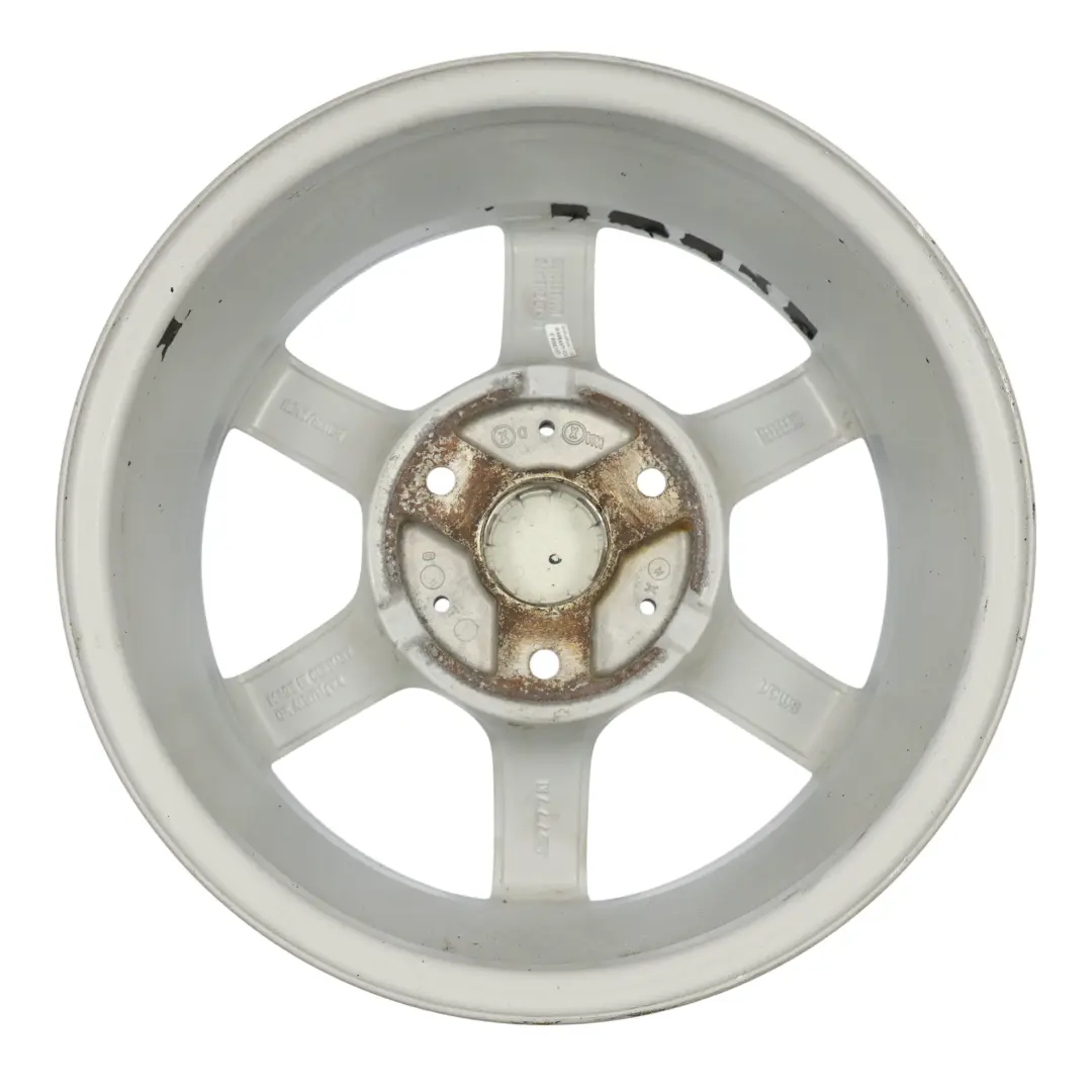 W452 Roadster Cerchio Posteriore In Lega Argento 15" 6J ET:20 per Smart con numero di parte 0010853V001 Smart W452 Roadster Cerchio Posteriore In Lega Argento 15" 6J ET:20 - SKU 0010853V001-1 - Numero di parte 0010853V001