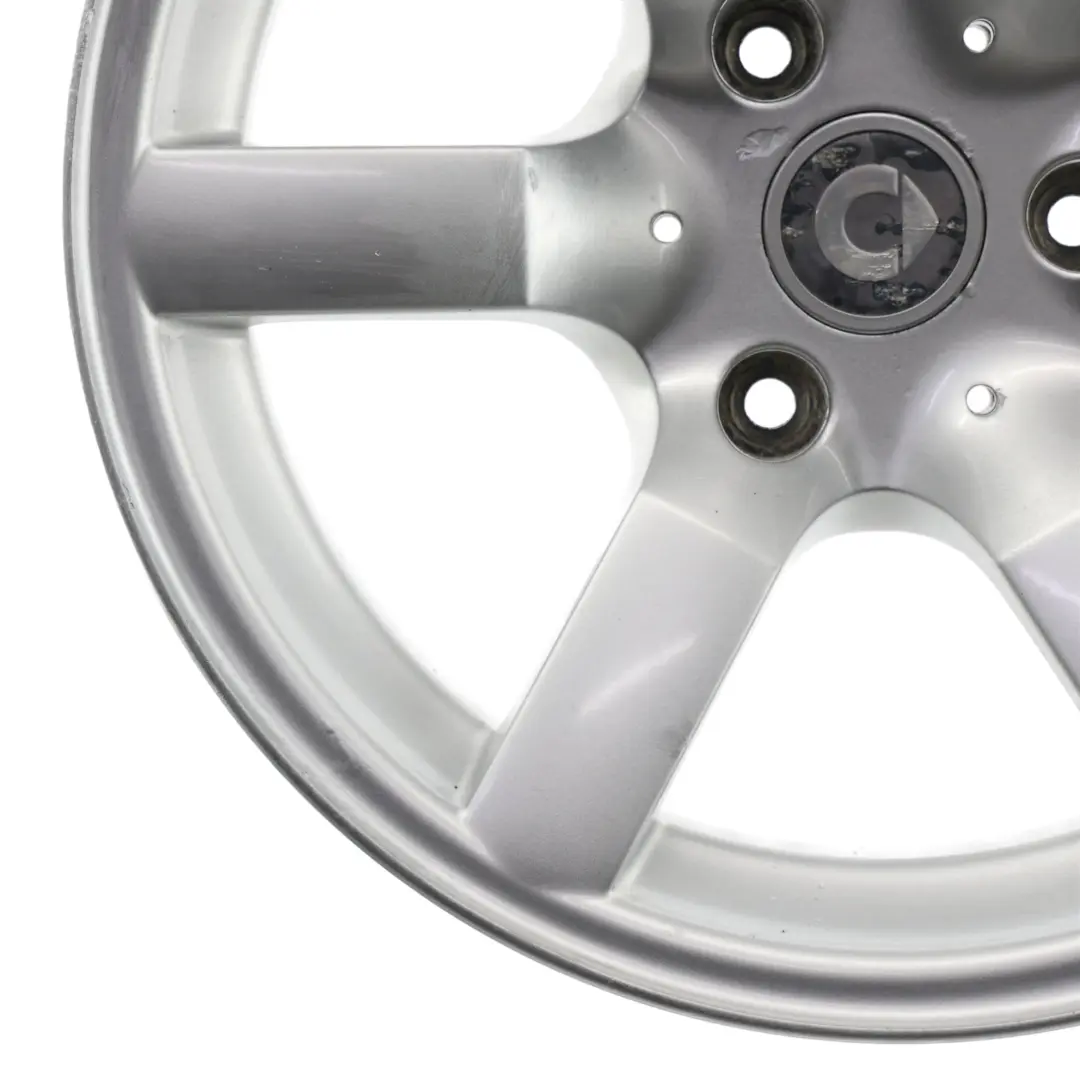 Smart W452 Roadster Jante Arrière Argentée Alliage 15" 6J ET:20 - SKU 0010853V001-1 - Numéro de pièce 0010853V001