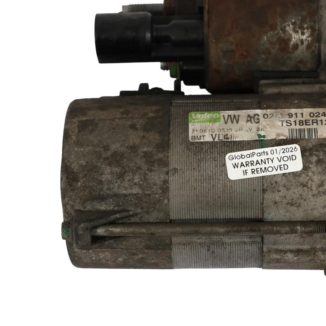 Audi A1 8X A3 8P Q3 Mk1 Dieselmotor Anlasser - SKU 02M911024P-1 - Teilenummer 02M911024P