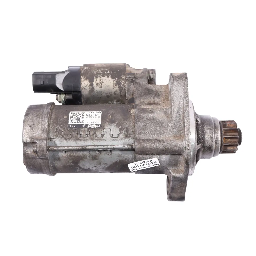 Mk3 Starter Motor to Volkswagen Golf Mk7 Jetta A6 Scirocco with Part number 02Z911024 Volkswagen Golf Mk7 Jetta A6 Scirocco Mk3 Starter Motor - SKU 02Z911024 - Part number 02Z911024